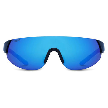 Shield Pickleball Eyewear White and Blue Flash SUNGLASSES PARALLEL