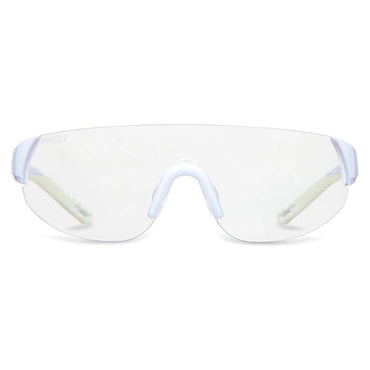 Shield Pickleball Eyewear White and Perfectly Clear SUNGLASSES PARALLEL