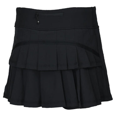 Womens Performance Tennis Skort Black Womens Apparel PADDLETEK S