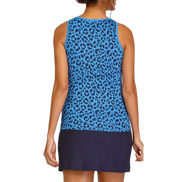 Women's Giza Tennis Tank Ditsy Leopard Womens Apparel TAIL