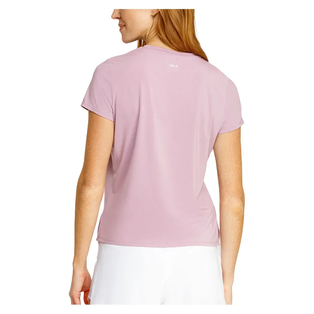 Women`s Bijou Boxy Short Sleeve Pickleball Top SPIN-IT