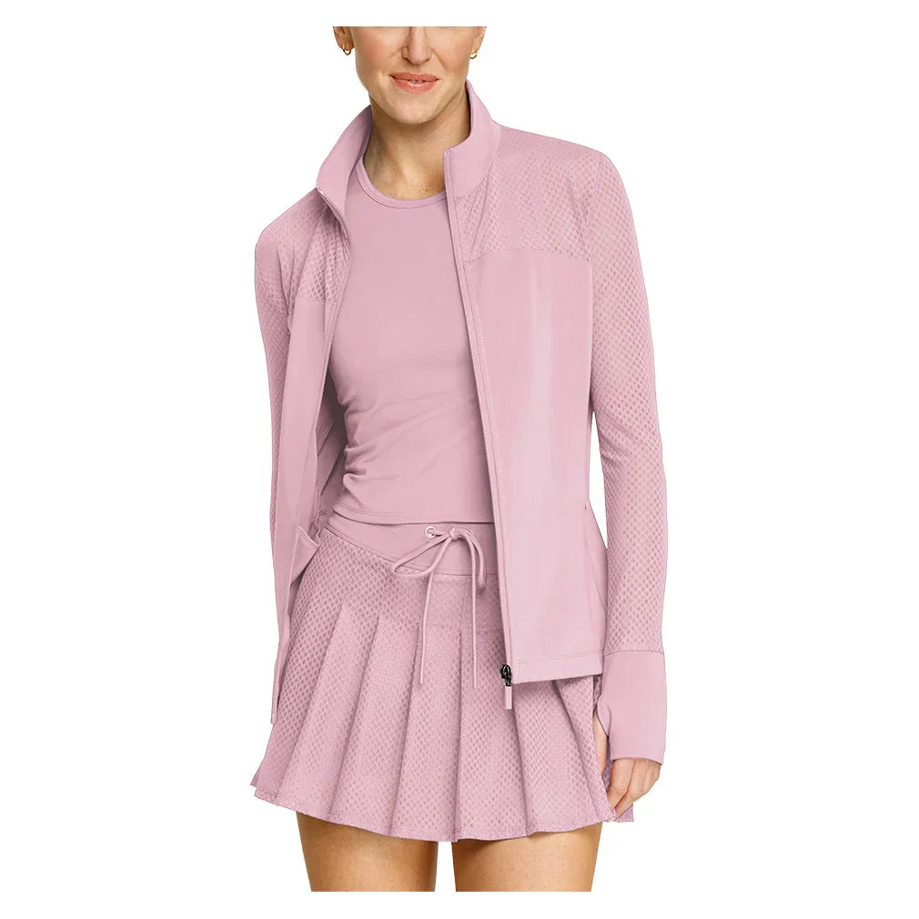 Women`s Caryn Full Zip Pickleball Jacket Lavender Mist SPIN-IT