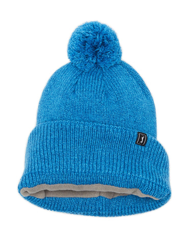 Pom Pom Beanie with Logo