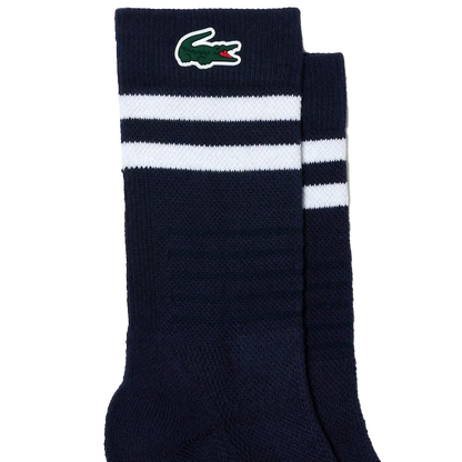 Men`s Knitted Pique Technical Tennis Socks LACOSTE 6.5/9 EZI_MALVA/LAPLAND