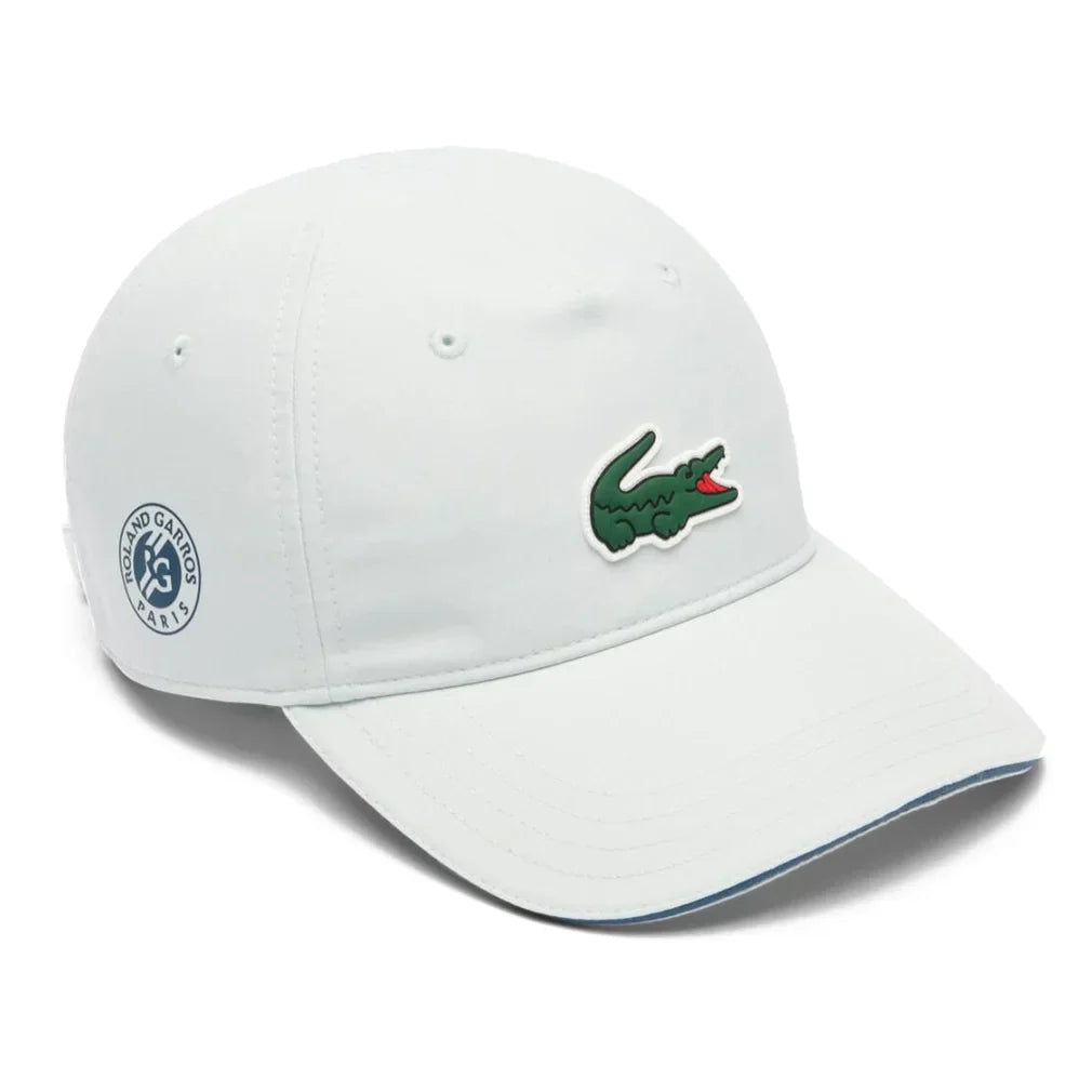 Men`s Roland Garros Tennis Cap LACOSTE S CJ7_PALE_GREEN