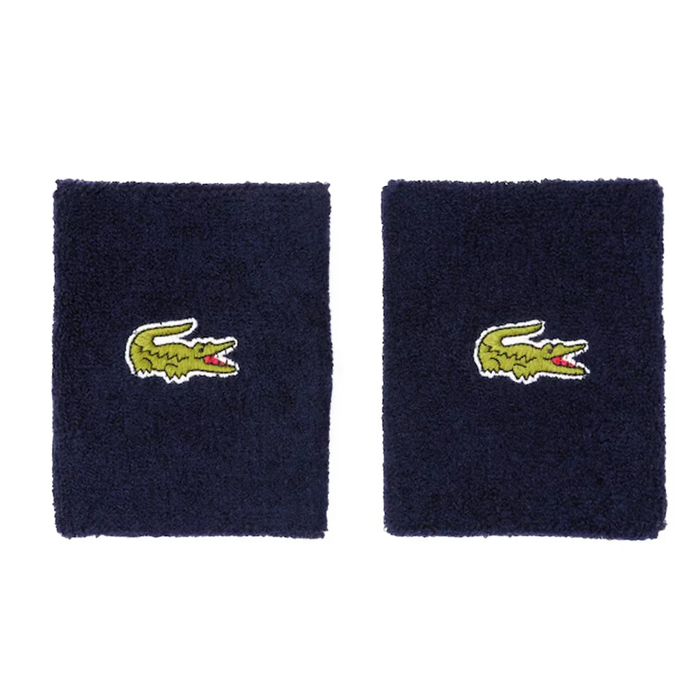 SPORT Stretch Cotton Jersey Wristband LACOSTE Blue ONE_SIZE