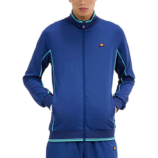 Mens Rafter Tennis Track Top Navy MENS APPAREL ELLESSE S