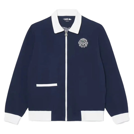Mens Heritage Tennis Jacket MENS APPAREL LACOSTE SMALL 525_MARINE/BLANC