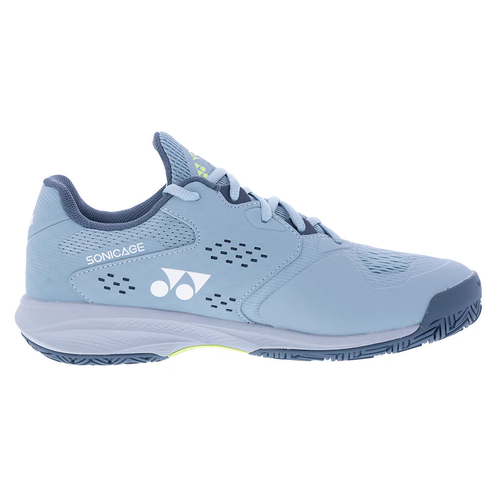 Men`s Power Cushion SONICAGE 3 Wide Tennis Shoes Grayish Blue YONEX