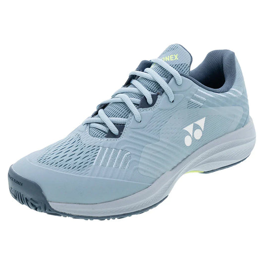 Men`s Power Cushion SONICAGE 3 Wide Tennis Shoes Grayish Blue YONEX 6 Blue