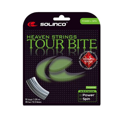 Tour Bite Diamond Rough Tennis String Silver Tournament Gear SOLINCO 17