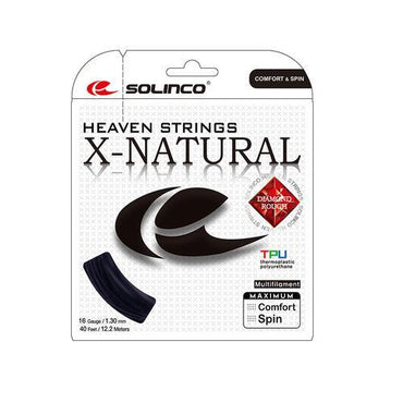 X-Natural Tennis String Black Strings SOLINCO 17