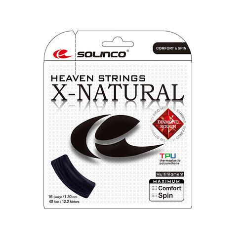 X-Natural Tennis String Black Strings SOLINCO 17