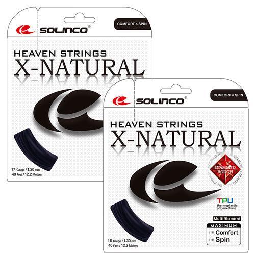 X-Natural Tennis String Black Strings SOLINCO