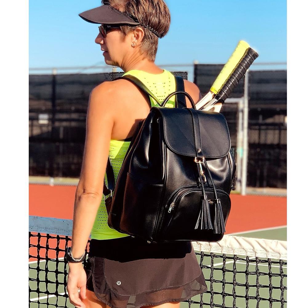 Women's Sara Tennis Backpack Black Promotions NICE ACES