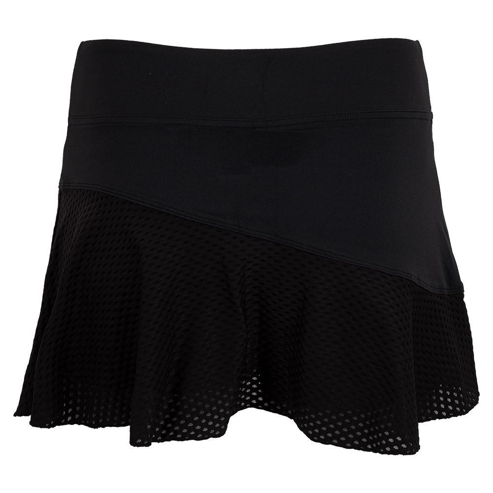 Women's Multi Panel Tennis Skort Womens Apparel LIJA Black XS