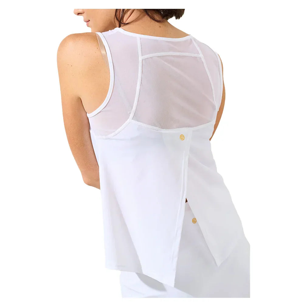 Women`s Swing Tennis Tank Cloud White BOBBE