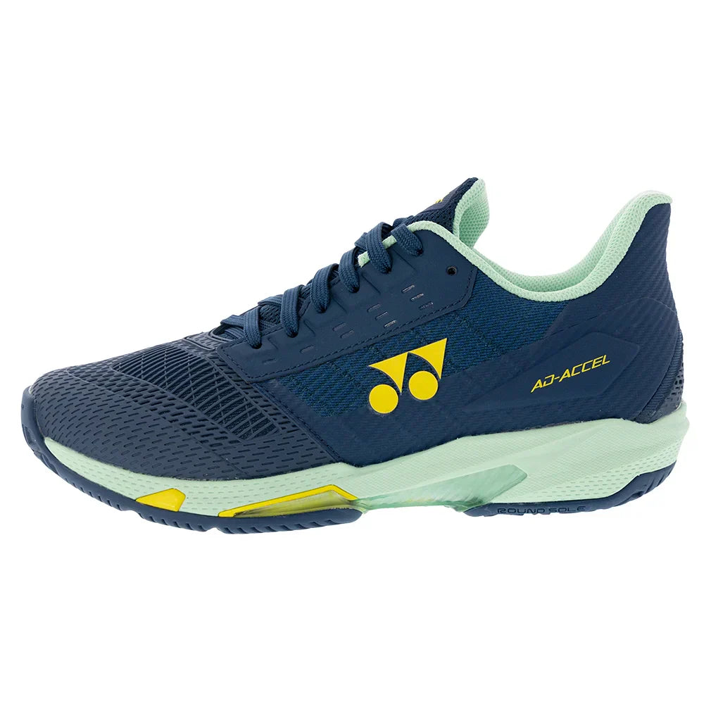 Men`s AD-ACCEL Tennis Shoes Teal Blue YONEX