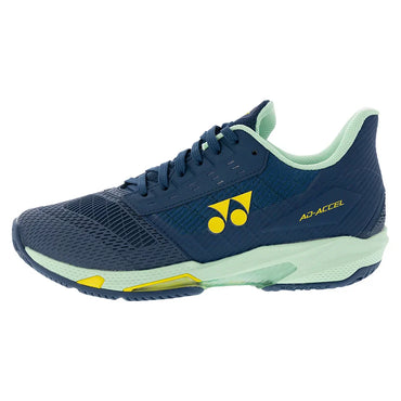 Men`s AD-ACCEL Tennis Shoes Teal Blue YONEX