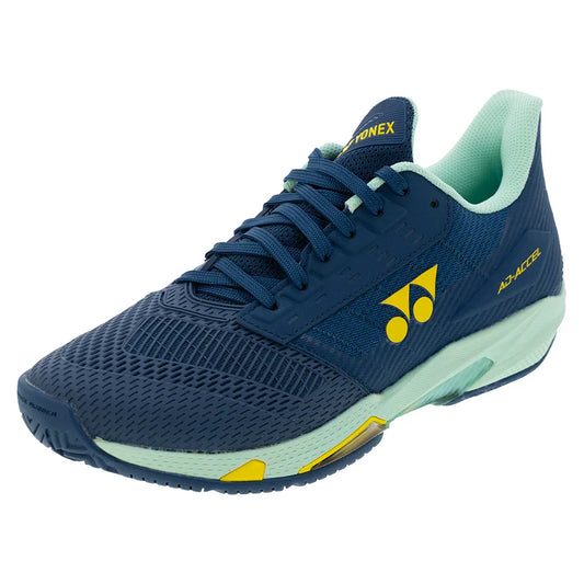 Men`s AD-ACCEL Tennis Shoes Teal Blue YONEX 6 Blue