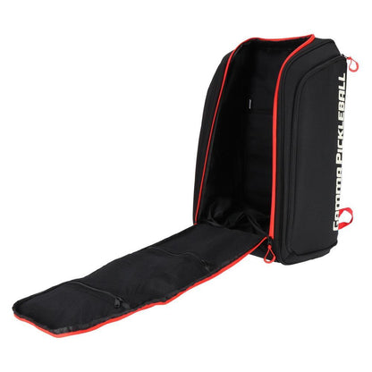 Pickleball Tour Backpack Black and Red Pickleball Bags And Backpacks GAMMA