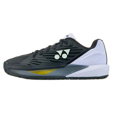 Men's Eclipsion 5 Clay Tennis Shoes Black and Purple Top Tennis Shoes YONEX