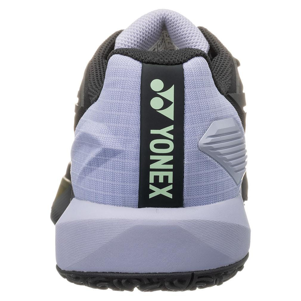 Men's Eclipsion 5 Clay Tennis Shoes Black and Purple Top Tennis Shoes YONEX
