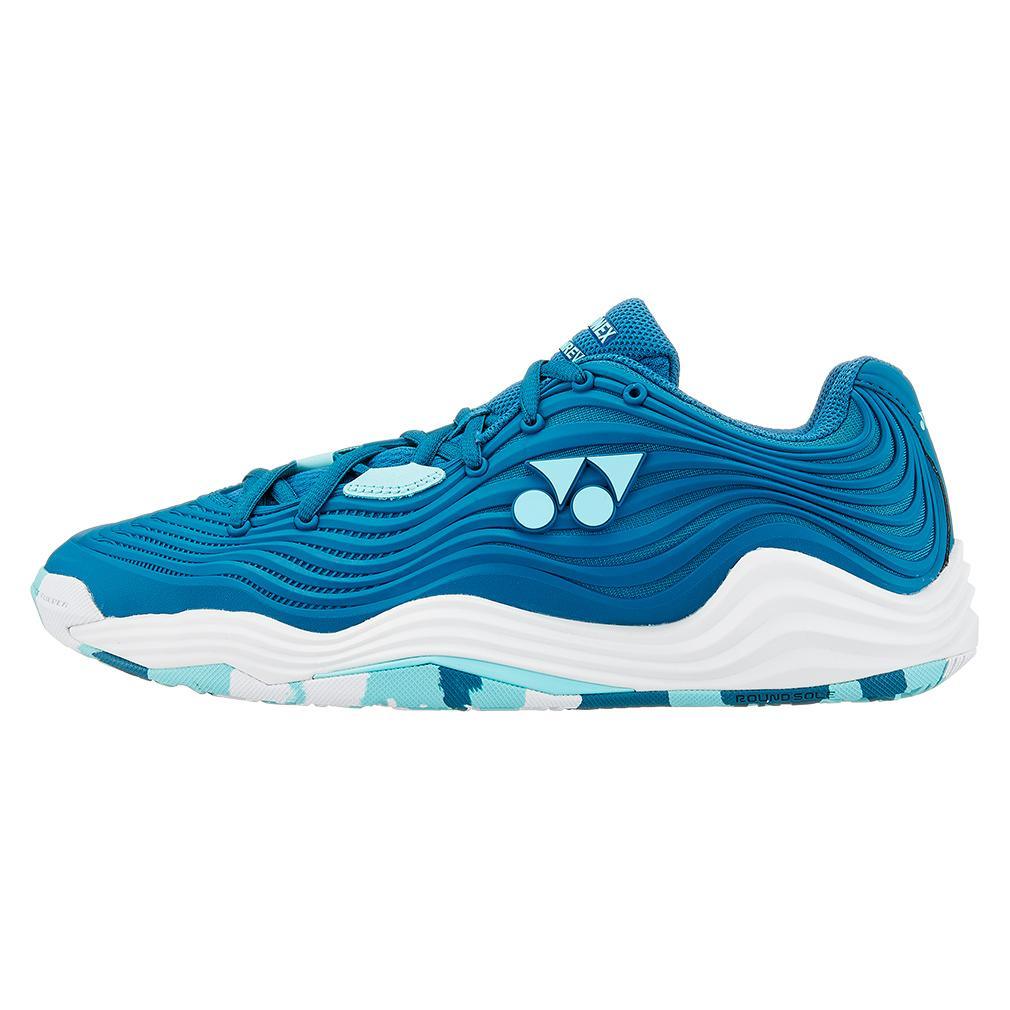Men's Fusionrev 5 Tennis Shoes Blue and Green Top Tennis Shoes YONEX 6.5