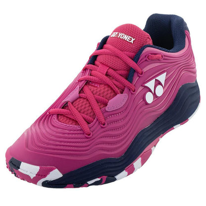 Women's FUSIONREV 5 Clay Tennis Shoes Rose Pink Womens Shoes YONEX