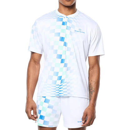 Men`s Luca Pique Tennis Top MENS APPAREL SERGIO TACCHINI S 050_BT_WHITE