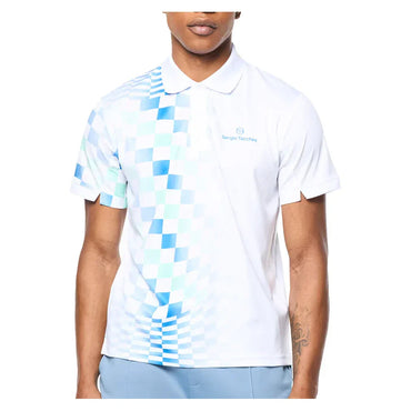 Men`s Luca Pique Tennis Polo MENS APPAREL SERGIO TACCHINI S 050_BT_WHITE
