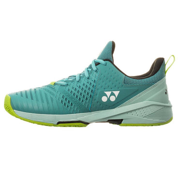 Men's Sonicage 3 Wide Tennis Shoes Smoke Blue Shoes YONEX 8