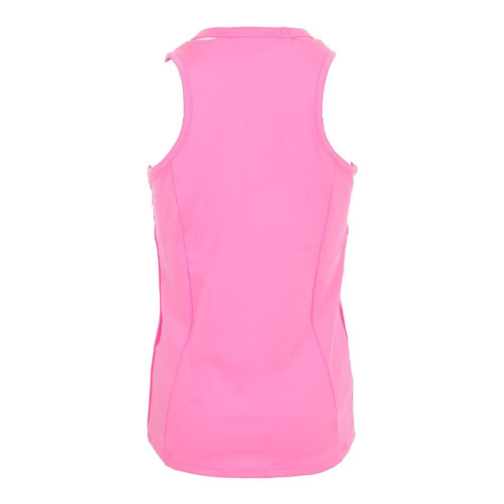 Girls' V-Neck Cutout Tennis Tank Pink Girls Apparel LUCKY IN LOVE