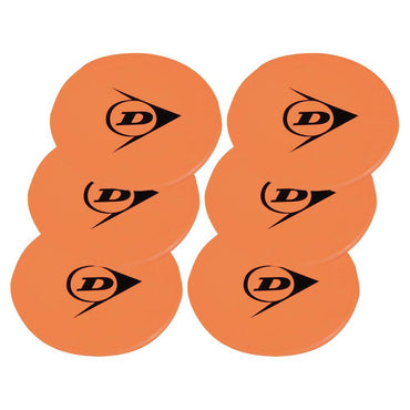 On-Court Tennis Spot Targets 6 Pack Orange Court Equipment DUNLOP
