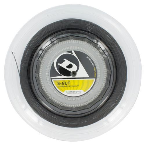 S-Gut 17G Black Reel Tennis String Strings DUNLOP