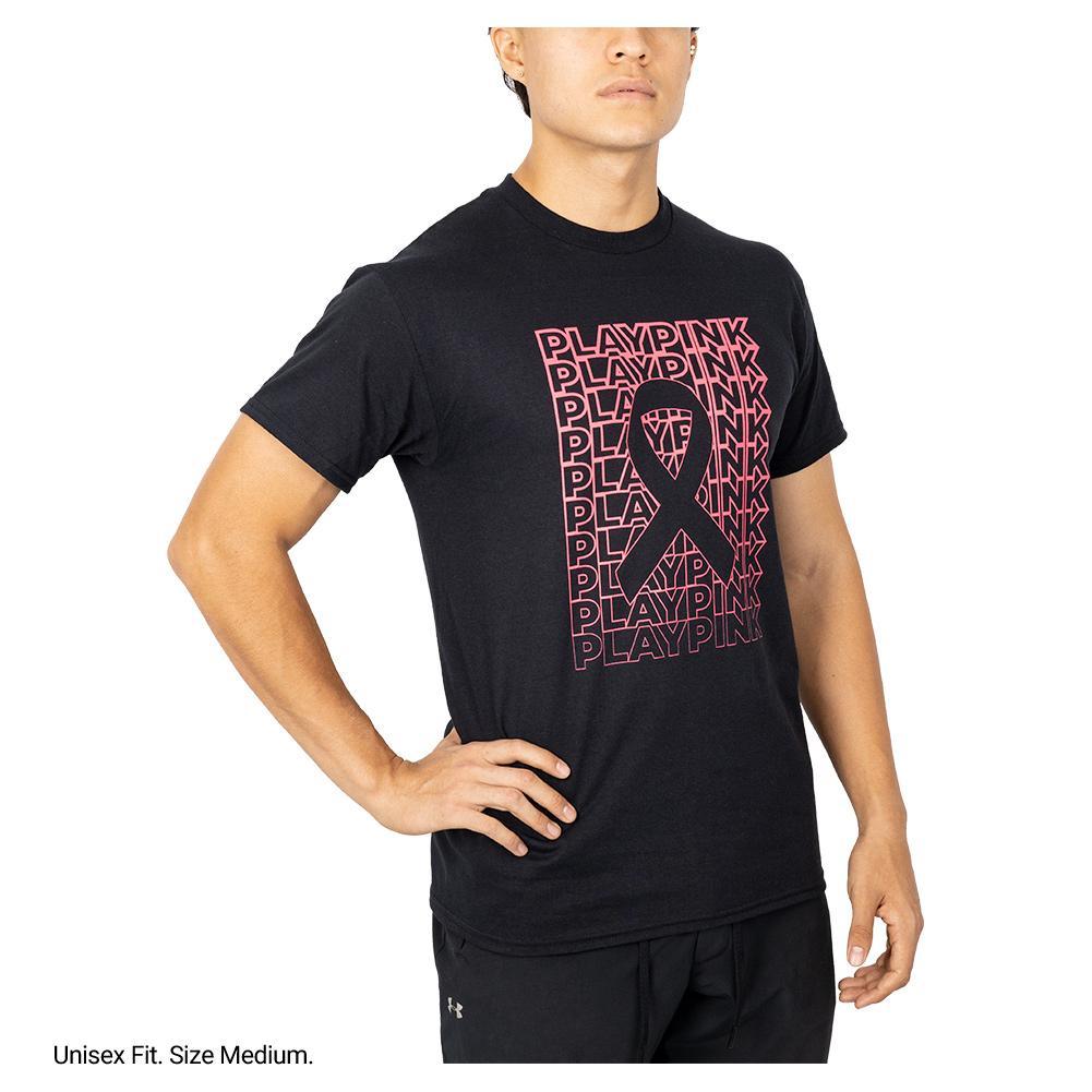 Play Pink Tennis Tee Black Womens Apparel TENNIS EXPRESS
