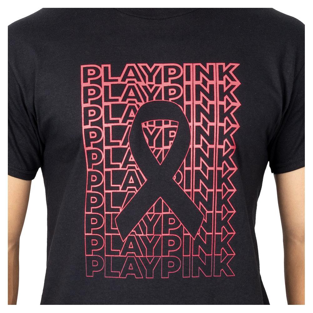 Play Pink Tennis Tee Black Womens Apparel TENNIS EXPRESS