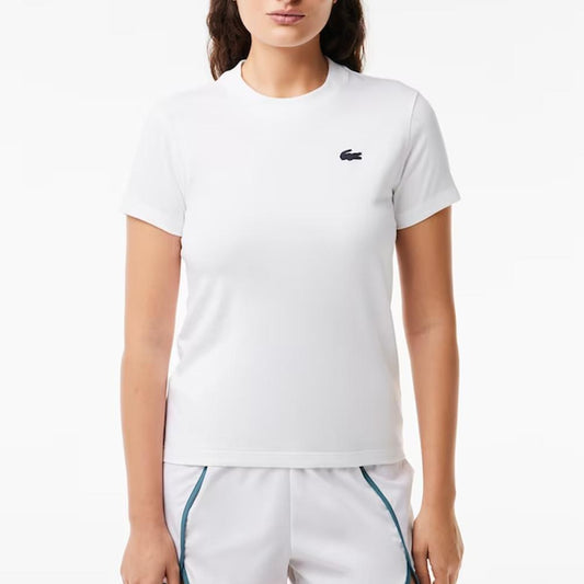 Women's Core Performance Tennis Tee Womens Apparel LACOSTE White XS