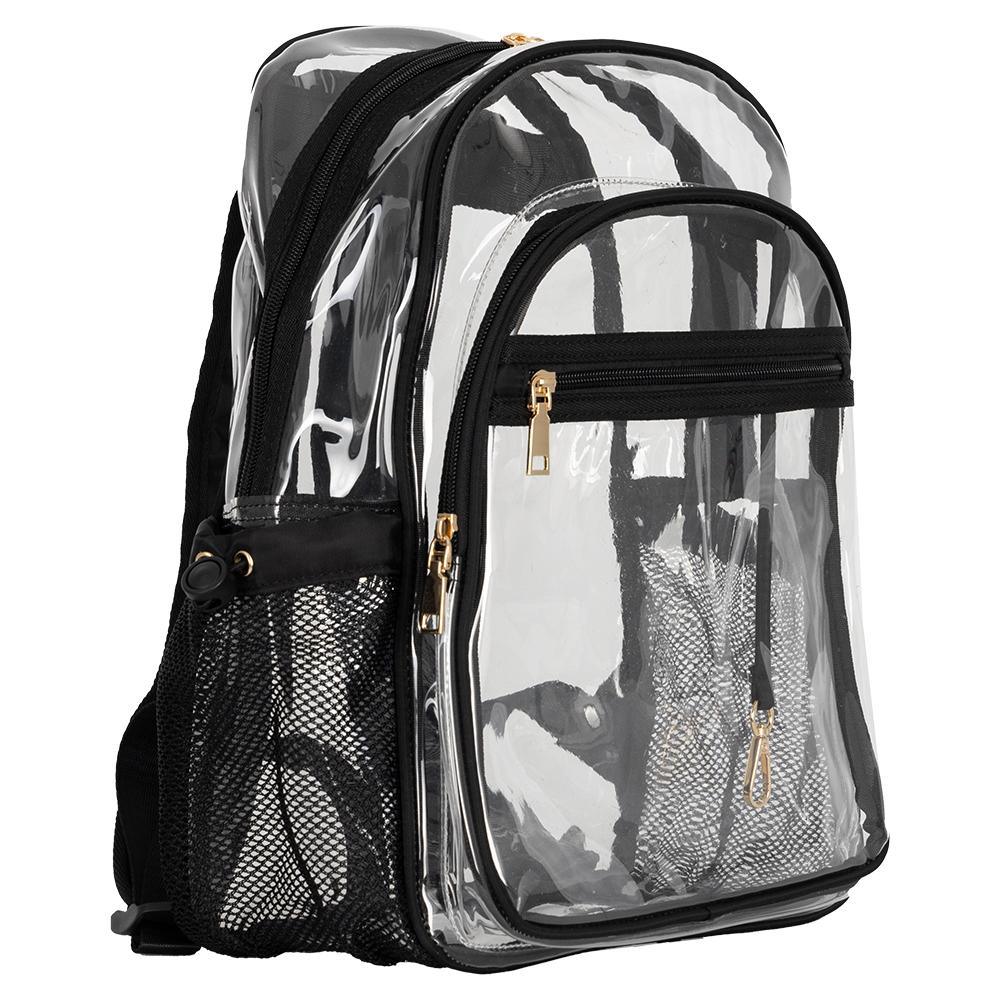 Clear Backpack Black Pickleball Bags And Backpacks MAYVAK