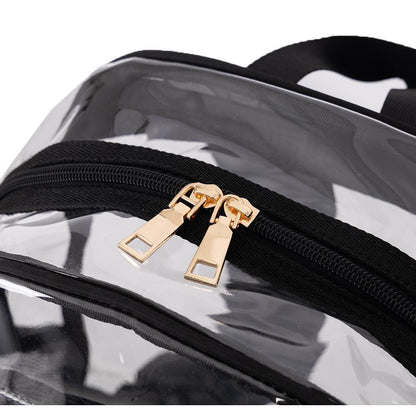 Clear Backpack Black Pickleball Bags And Backpacks MAYVAK
