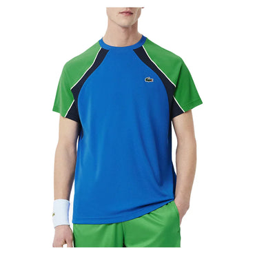 Men`s Ultra Dry Tennis Crew LACOSTE LARGE HI4_GITANE/MARINE