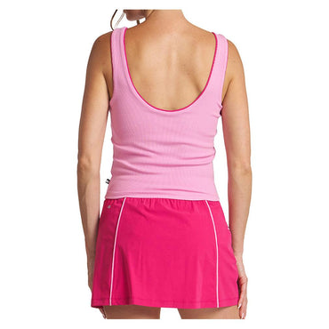Women`s Piped Square Neck Tennis Tank Azalea THRIVE SOCIETE