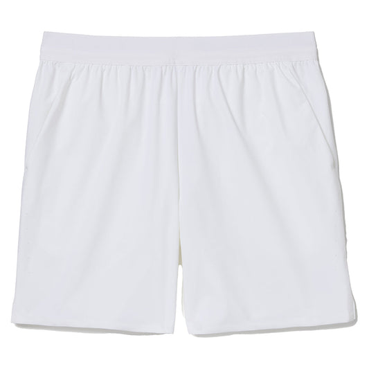 Men`s Cross Court Challenger 5 Inch Tennis Short White FILA S