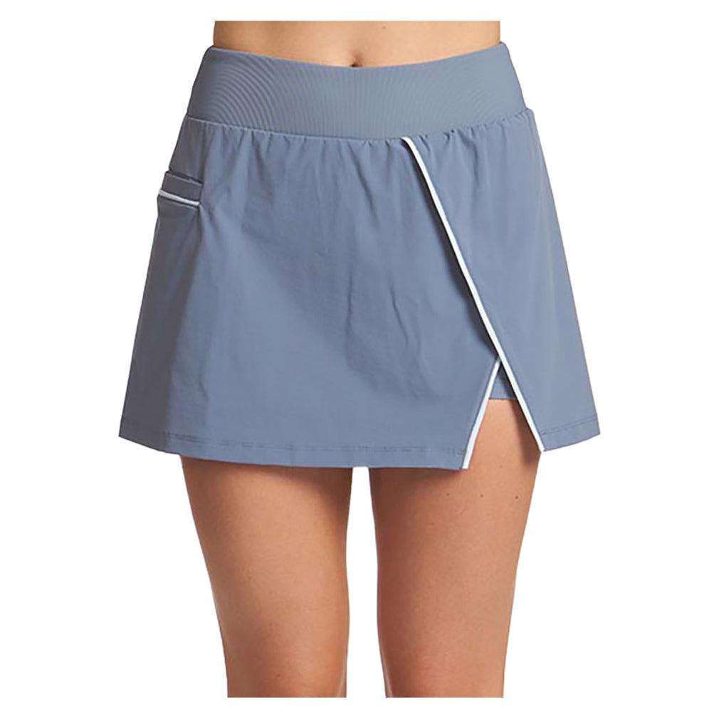 Women`s Piped Slit Tennis Skort THRIVE SOCIETE INDIGO XS