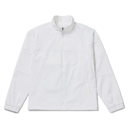 Unisex Center Court Ace Podium Tennis Jacket White and Black FILA S