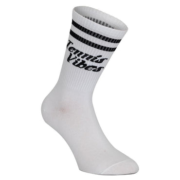 Tennis Vibes Socks White and Black Socks RUNWAY ATHLETICS