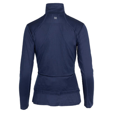 Women's Rachel Long Sleeve Tennis Jacket Navy Blue Womens Apparel TAIL S