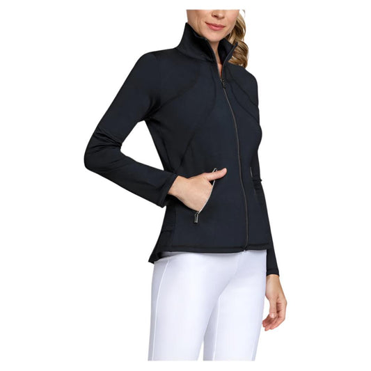 Women's Rachel Tennis Jacket Onyx Womens Apparel TAIL Black XS