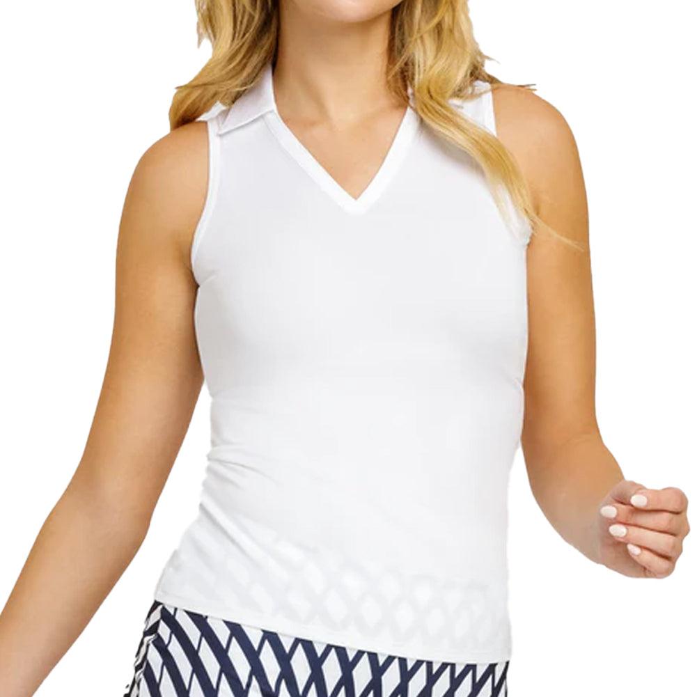 Women`s Sakura Tennis Tank Chalk TAIL XS White