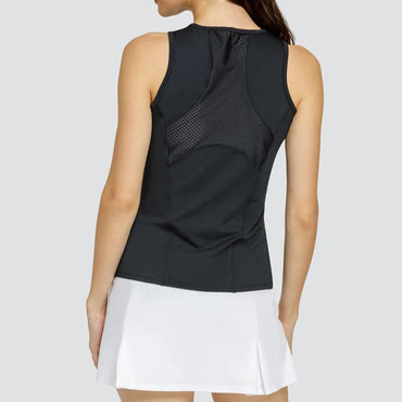 Women's Eudora Tennis Tank Onyx Womens Apparel TAIL S